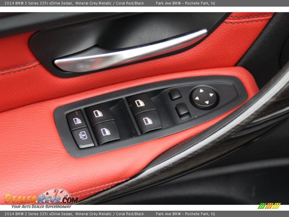 2014 BMW 3 Series 335i xDrive Sedan Mineral Grey Metallic / Coral Red/Black Photo #10