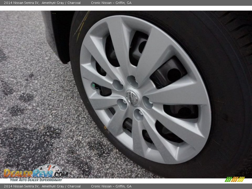 2014 Nissan Sentra SV Amethyst Gray / Charcoal Photo #11