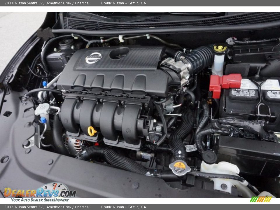 2014 Nissan Sentra SV Amethyst Gray / Charcoal Photo #12