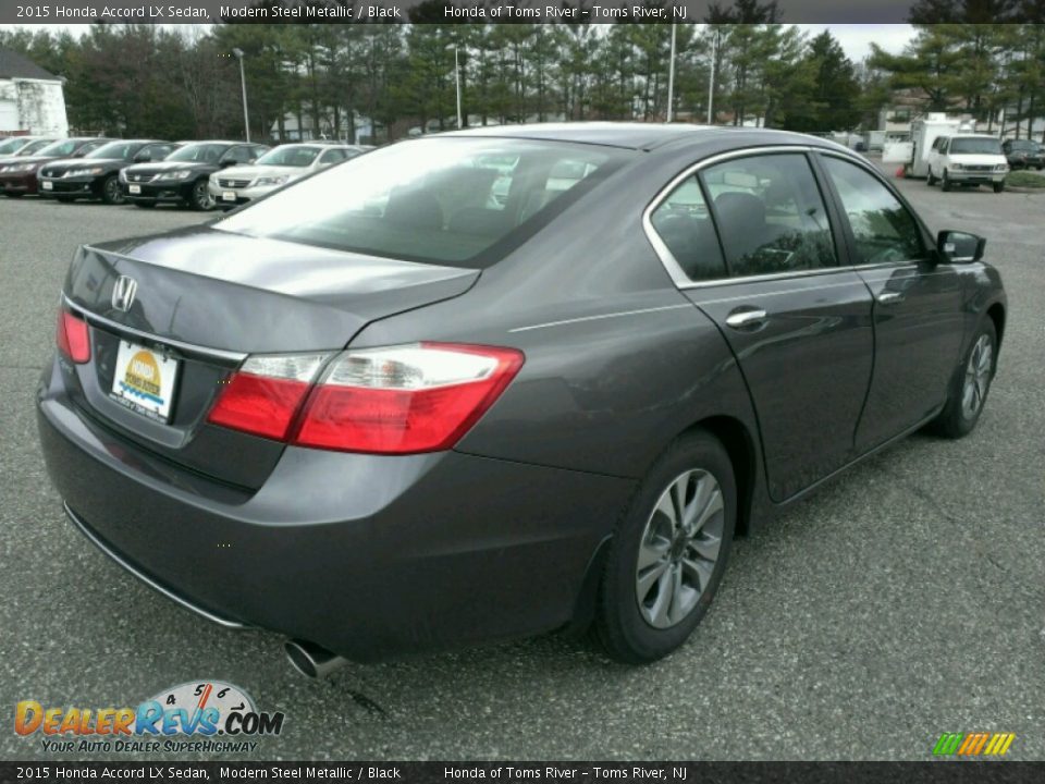 2015 Honda Accord LX Sedan Modern Steel Metallic / Black Photo #2