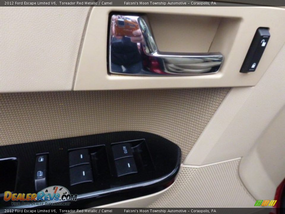 2012 Ford Escape Limited V6 Toreador Red Metallic / Camel Photo #17