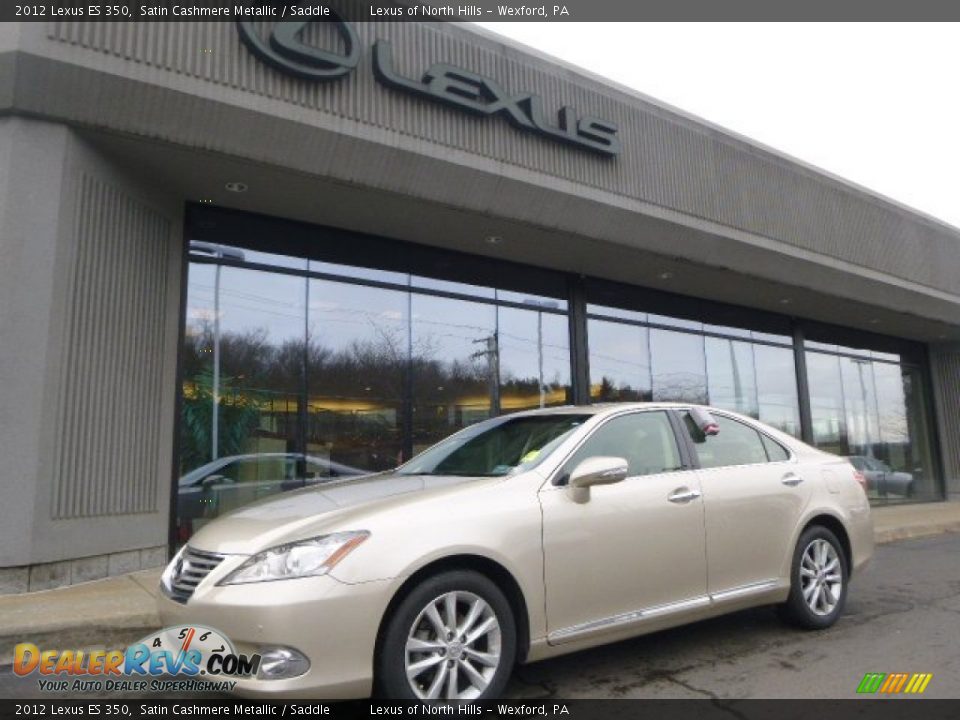 2012 Lexus ES 350 Satin Cashmere Metallic / Saddle Photo #1