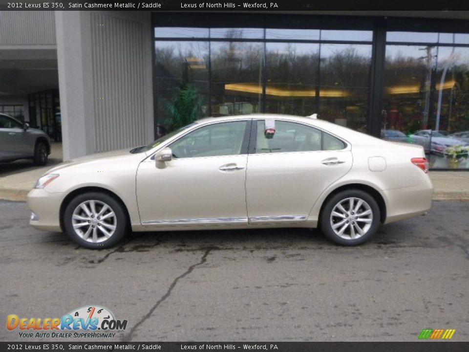 2012 Lexus ES 350 Satin Cashmere Metallic / Saddle Photo #2