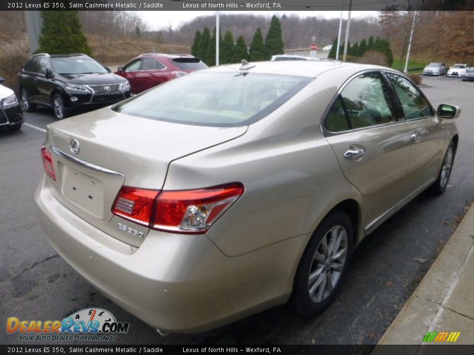2012 Lexus ES 350 Satin Cashmere Metallic / Saddle Photo #5