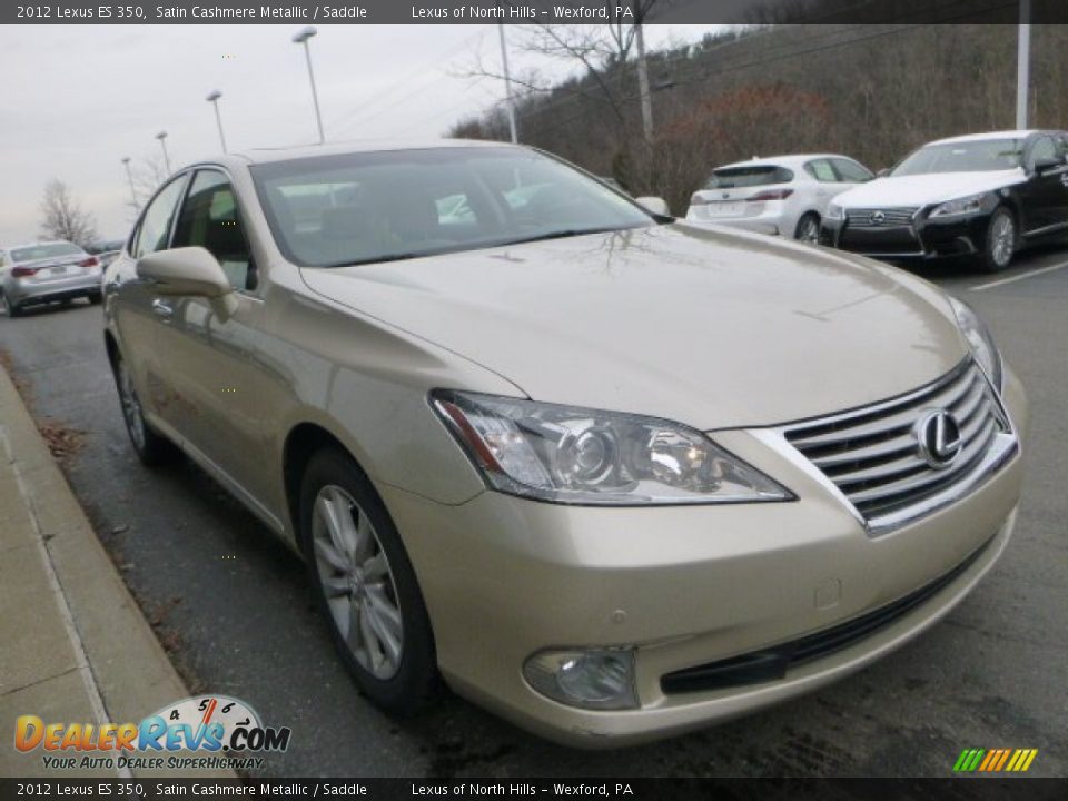 2012 Lexus ES 350 Satin Cashmere Metallic / Saddle Photo #7