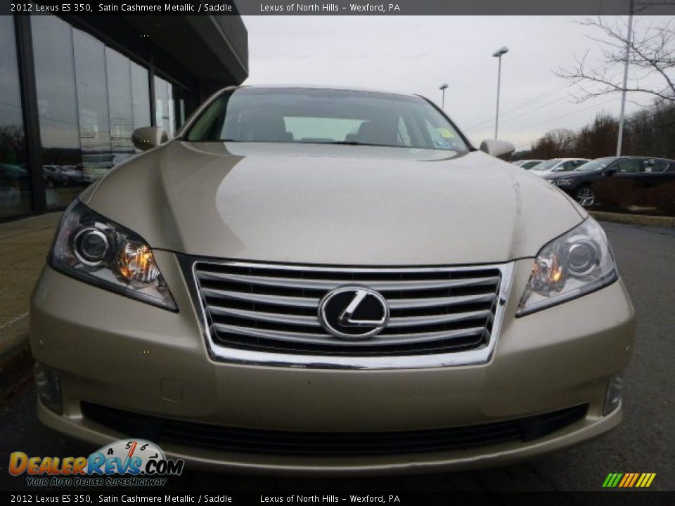 2012 Lexus ES 350 Satin Cashmere Metallic / Saddle Photo #8