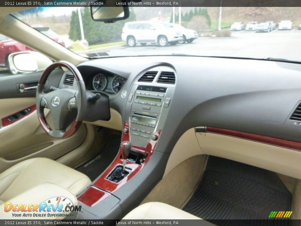 2012 Lexus ES 350 Satin Cashmere Metallic / Saddle Photo #11