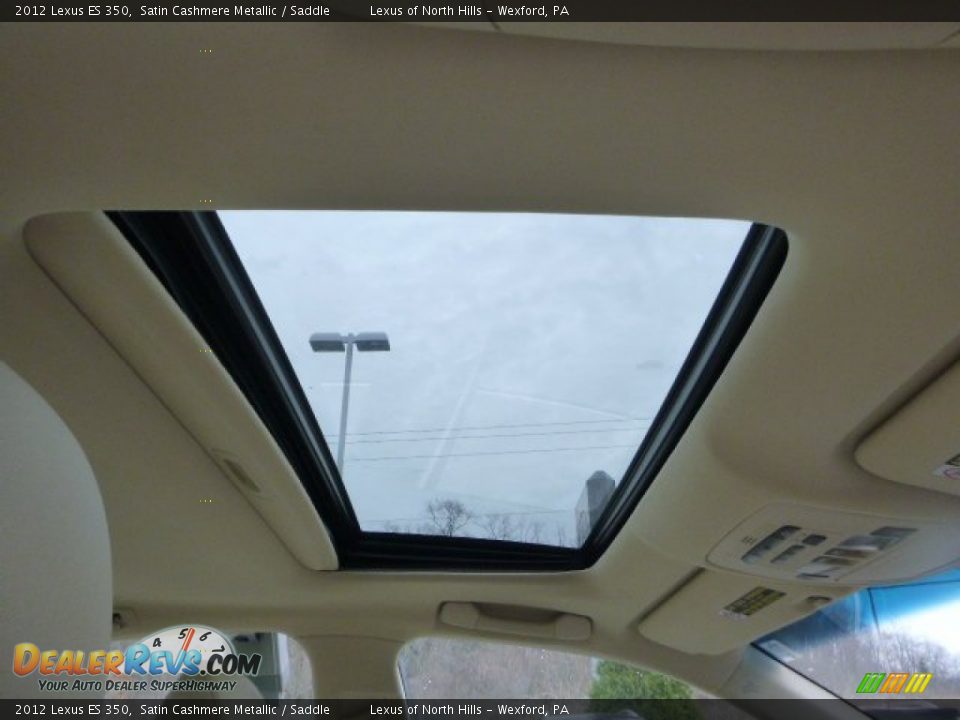 2012 Lexus ES 350 Satin Cashmere Metallic / Saddle Photo #12