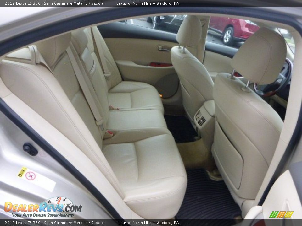 2012 Lexus ES 350 Satin Cashmere Metallic / Saddle Photo #13
