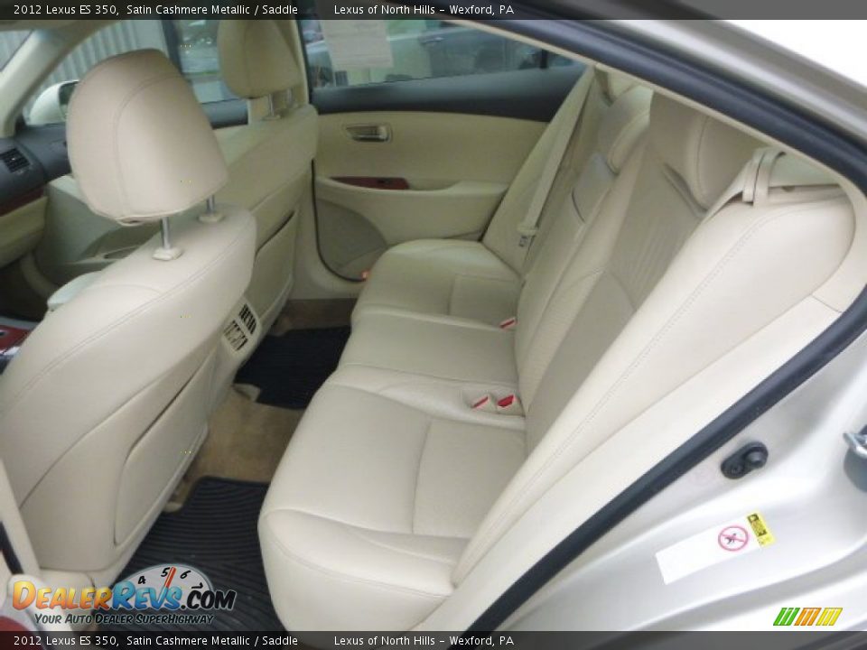 2012 Lexus ES 350 Satin Cashmere Metallic / Saddle Photo #14