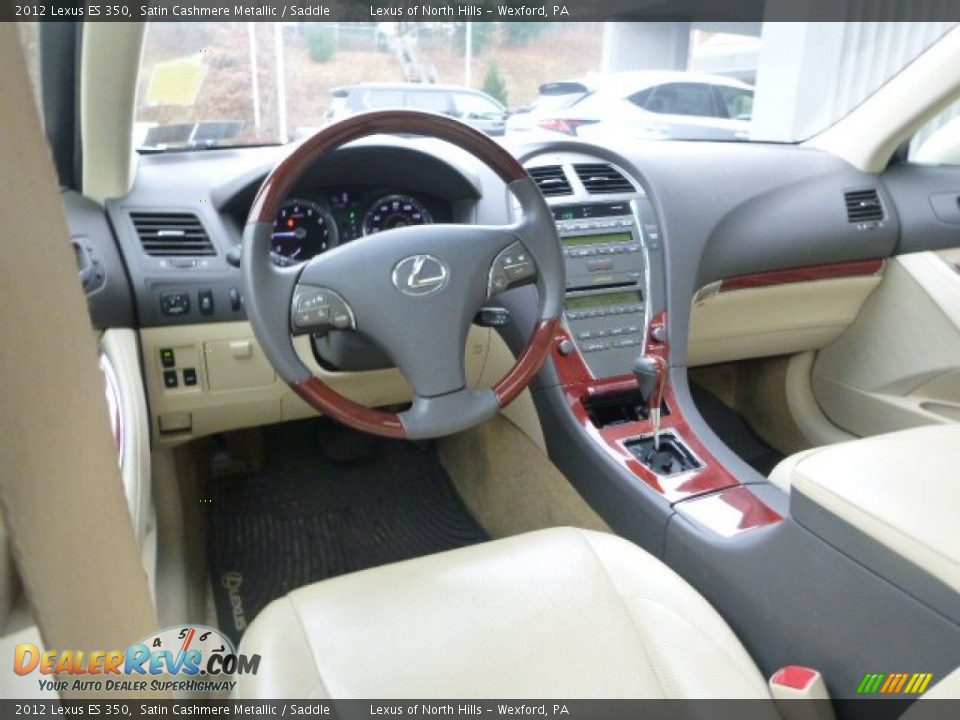 2012 Lexus ES 350 Satin Cashmere Metallic / Saddle Photo #15