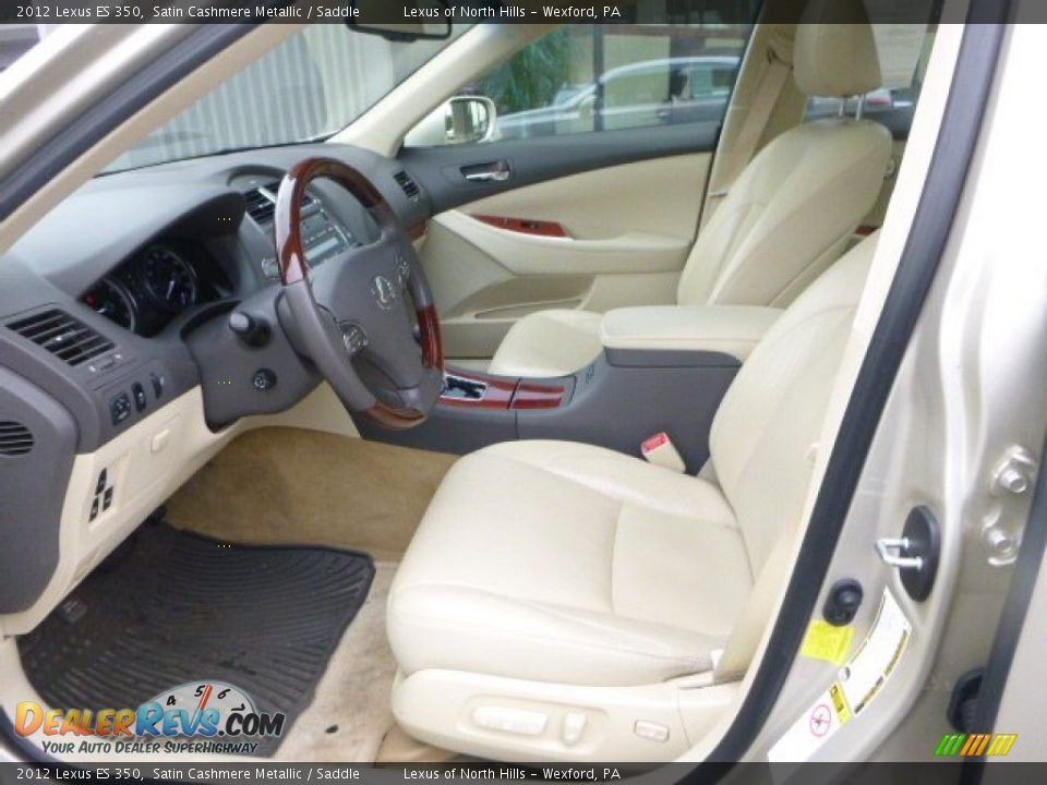 2012 Lexus ES 350 Satin Cashmere Metallic / Saddle Photo #18