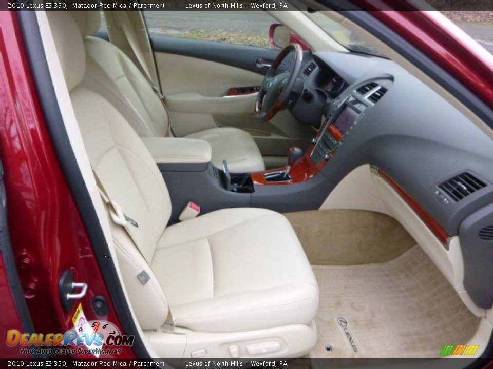 2010 Lexus ES 350 Matador Red Mica / Parchment Photo #10