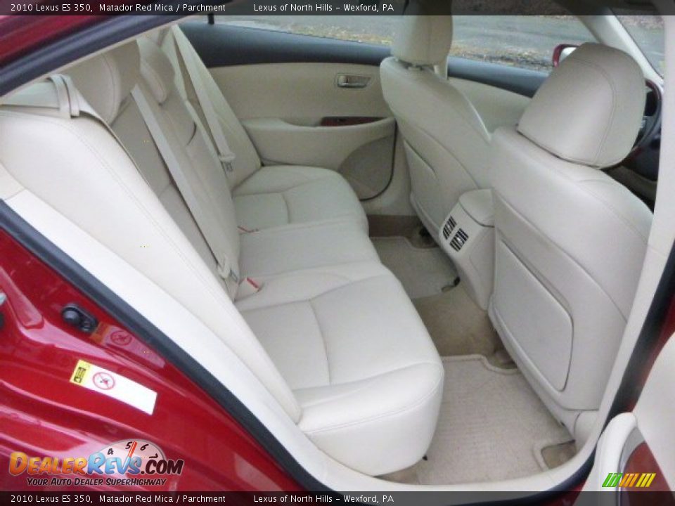 2010 Lexus ES 350 Matador Red Mica / Parchment Photo #12