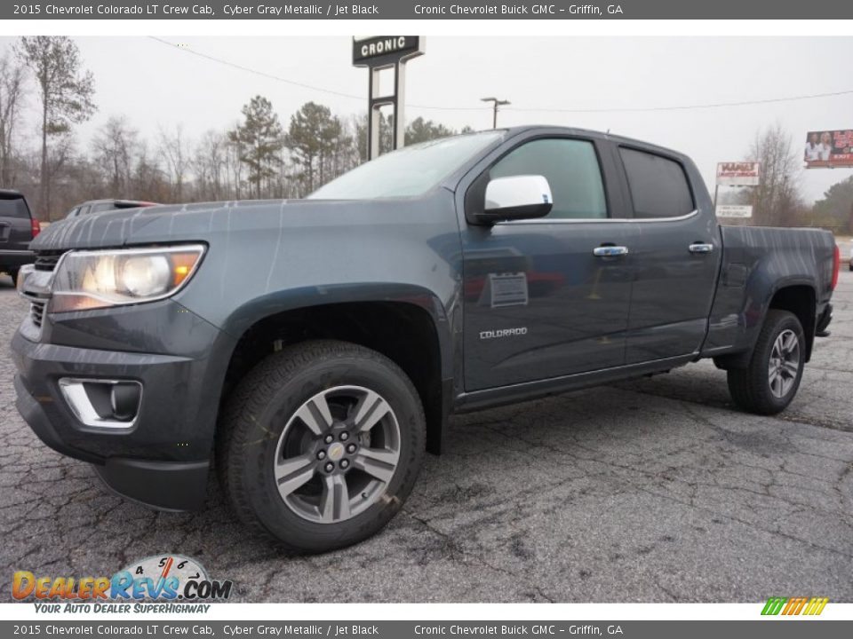 2015 Chevrolet Colorado LT Crew Cab Cyber Gray Metallic / Jet Black Photo #3