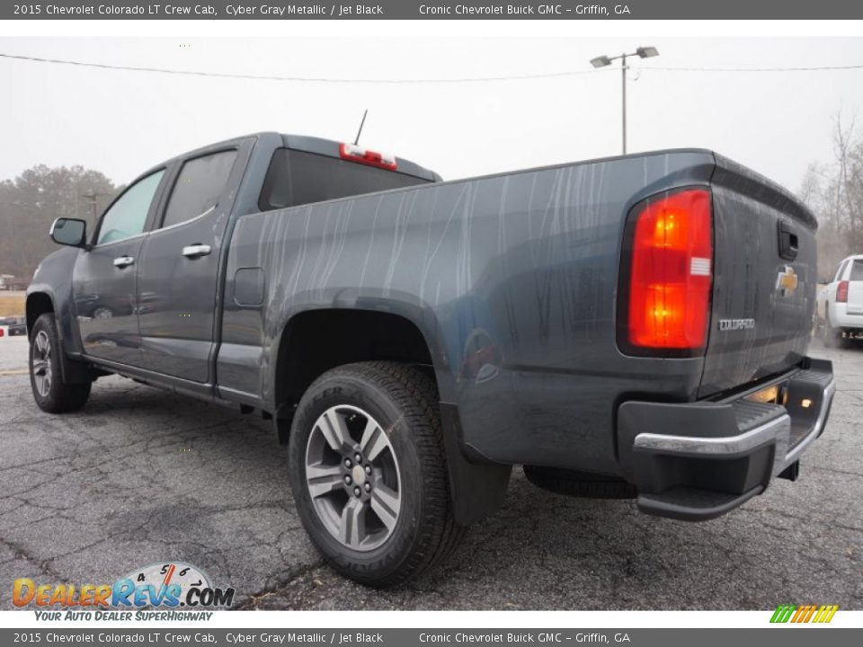 2015 Chevrolet Colorado LT Crew Cab Cyber Gray Metallic / Jet Black Photo #4