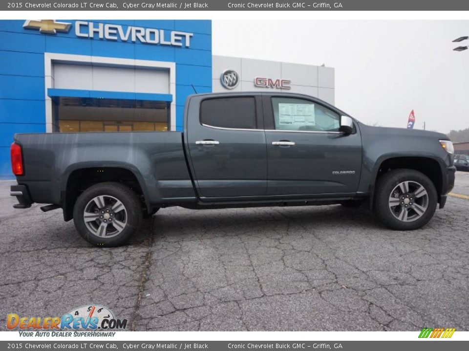 Cyber Gray Metallic 2015 Chevrolet Colorado LT Crew Cab Photo #7