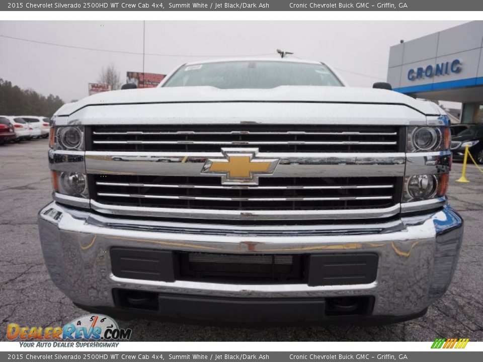 2015 Chevrolet Silverado 2500HD WT Crew Cab 4x4 Summit White / Jet Black/Dark Ash Photo #2