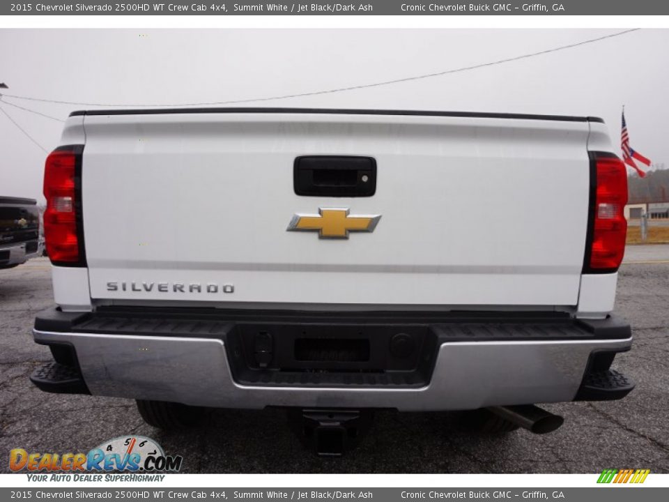 2015 Chevrolet Silverado 2500HD WT Crew Cab 4x4 Summit White / Jet Black/Dark Ash Photo #5