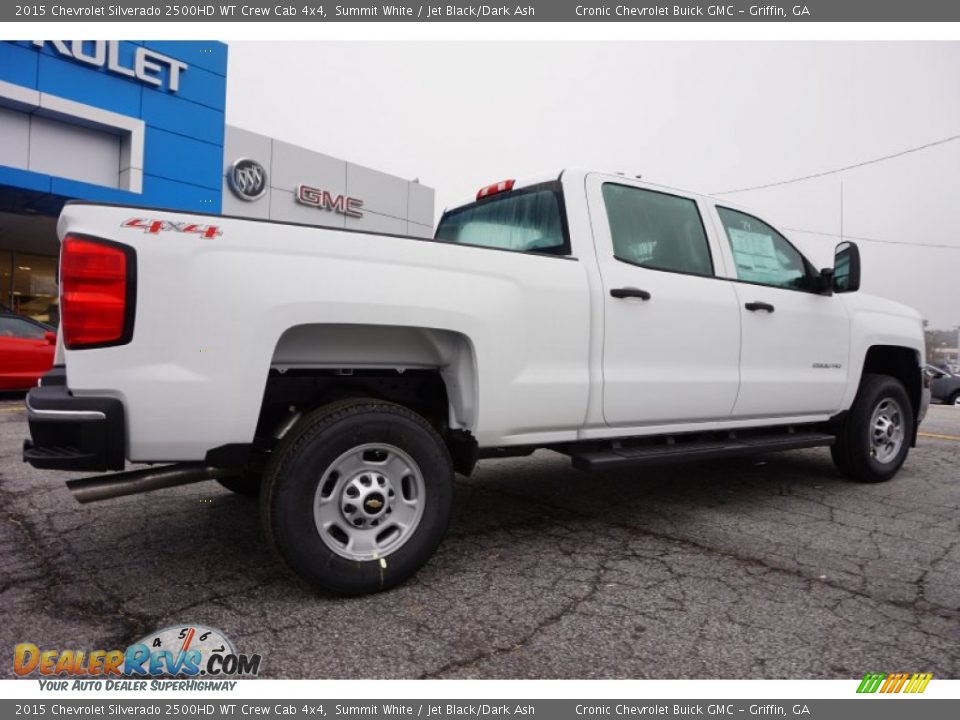2015 Chevrolet Silverado 2500HD WT Crew Cab 4x4 Summit White / Jet Black/Dark Ash Photo #6