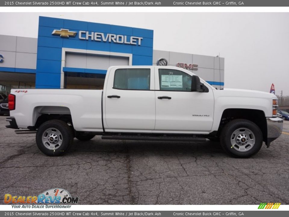 2015 Chevrolet Silverado 2500HD WT Crew Cab 4x4 Summit White / Jet Black/Dark Ash Photo #7