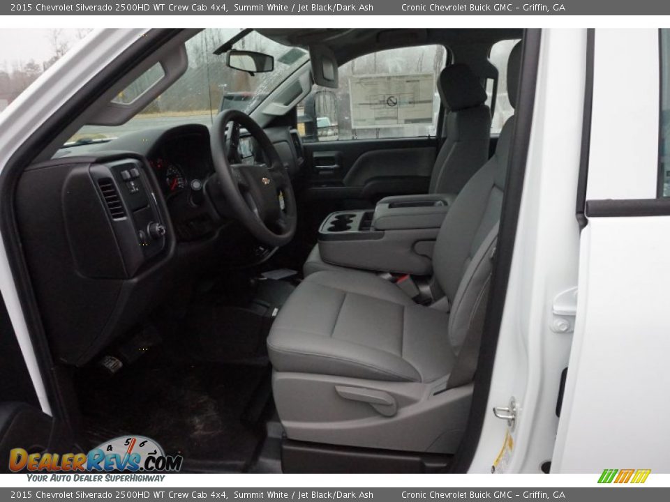 2015 Chevrolet Silverado 2500HD WT Crew Cab 4x4 Summit White / Jet Black/Dark Ash Photo #8