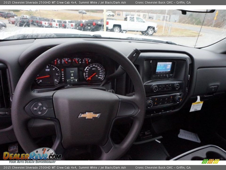 2015 Chevrolet Silverado 2500HD WT Crew Cab 4x4 Summit White / Jet Black/Dark Ash Photo #9