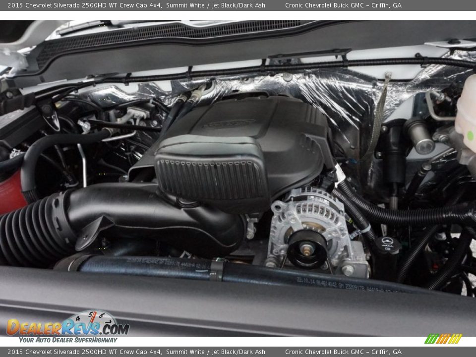 2015 Chevrolet Silverado 2500HD WT Crew Cab 4x4 Summit White / Jet Black/Dark Ash Photo #11
