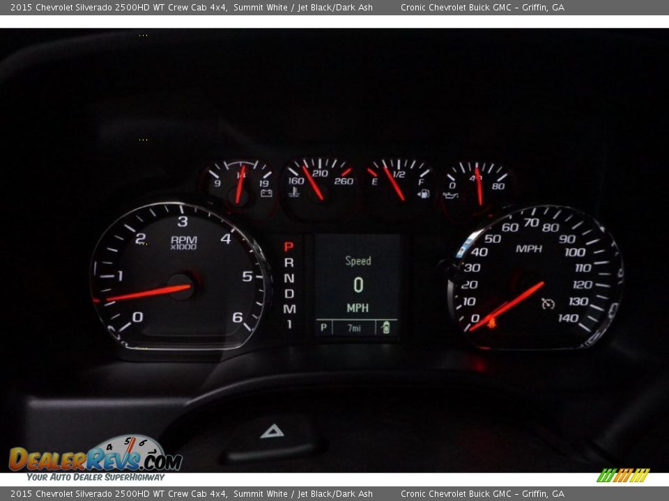 2015 Chevrolet Silverado 2500HD WT Crew Cab 4x4 Summit White / Jet Black/Dark Ash Photo #12