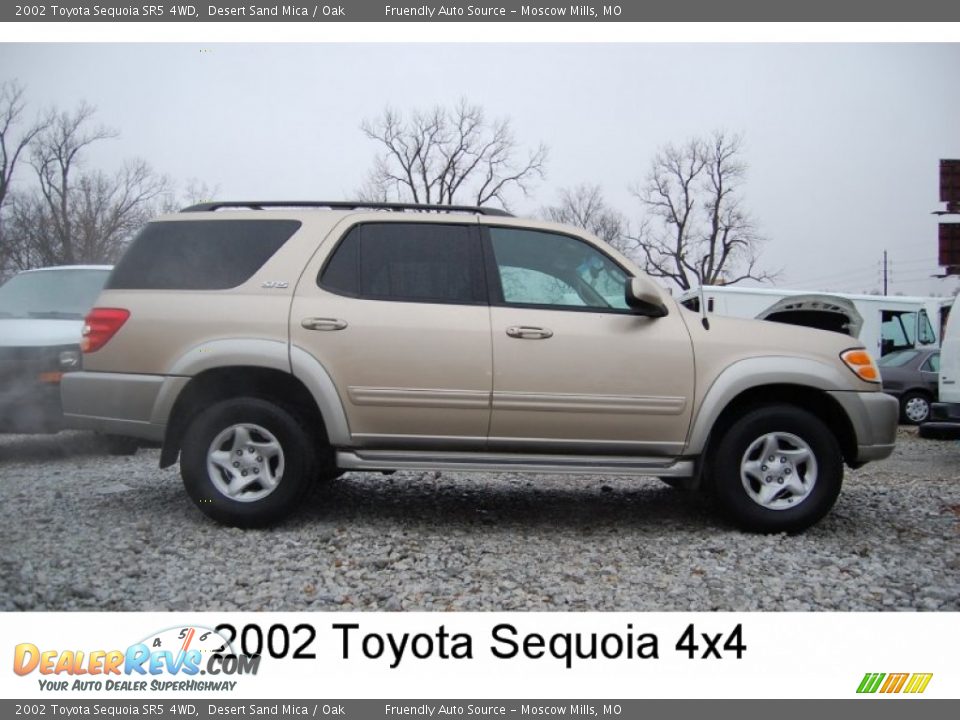2002 Toyota Sequoia SR5 4WD Desert Sand Mica / Oak Photo #1