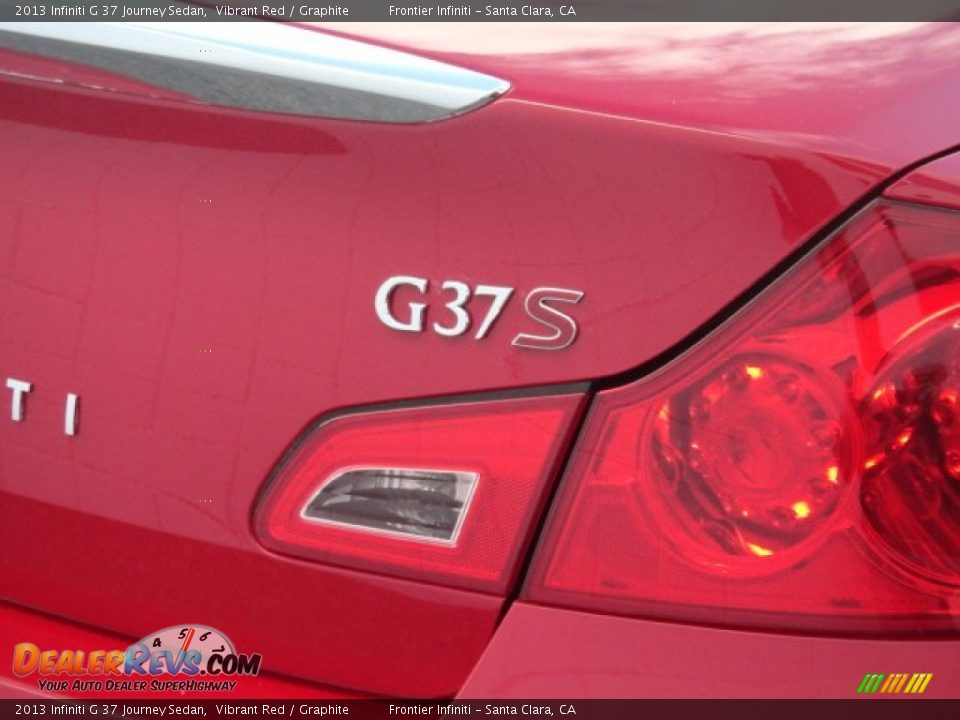 2013 Infiniti G 37 Journey Sedan Vibrant Red / Graphite Photo #9