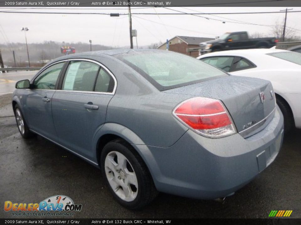 2009 Saturn Aura XE Quicksilver / Gray Photo #4