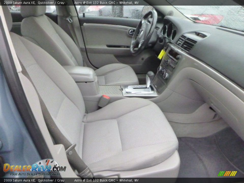 2009 Saturn Aura XE Quicksilver / Gray Photo #9