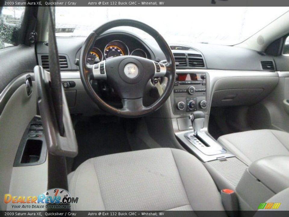 2009 Saturn Aura XE Quicksilver / Gray Photo #13