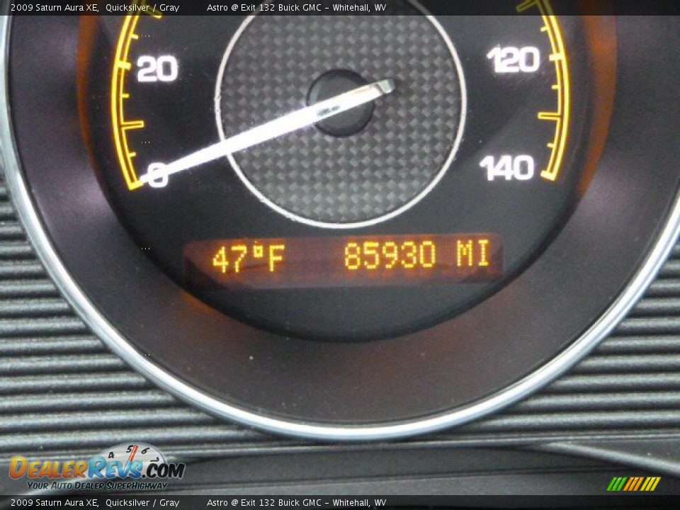 2009 Saturn Aura XE Quicksilver / Gray Photo #19