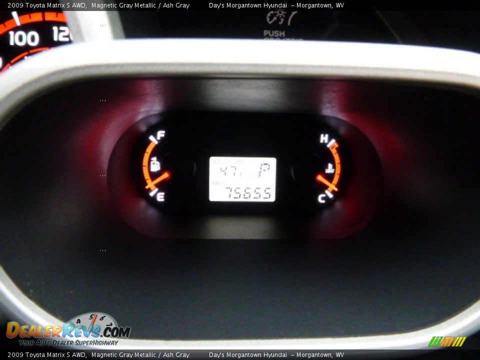 2009 Toyota Matrix S AWD Magnetic Gray Metallic / Ash Gray Photo #36