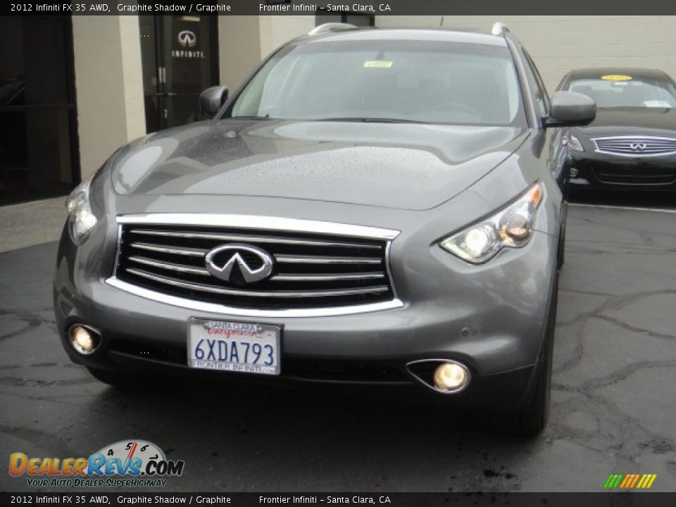 2012 Infiniti FX 35 AWD Graphite Shadow / Graphite Photo #2