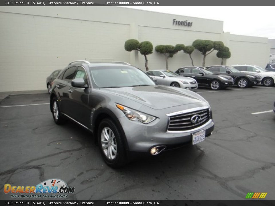 2012 Infiniti FX 35 AWD Graphite Shadow / Graphite Photo #3