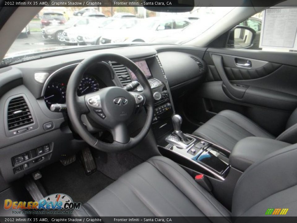 2012 Infiniti FX 35 AWD Graphite Shadow / Graphite Photo #8