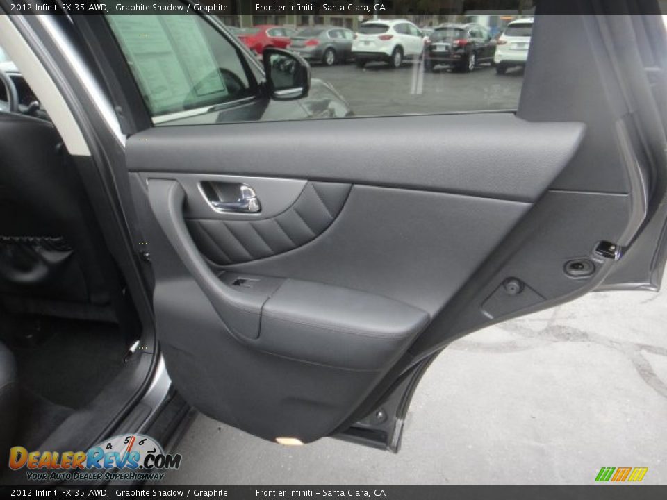 2012 Infiniti FX 35 AWD Graphite Shadow / Graphite Photo #17