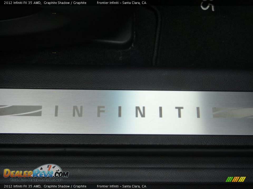 2012 Infiniti FX 35 AWD Graphite Shadow / Graphite Photo #21