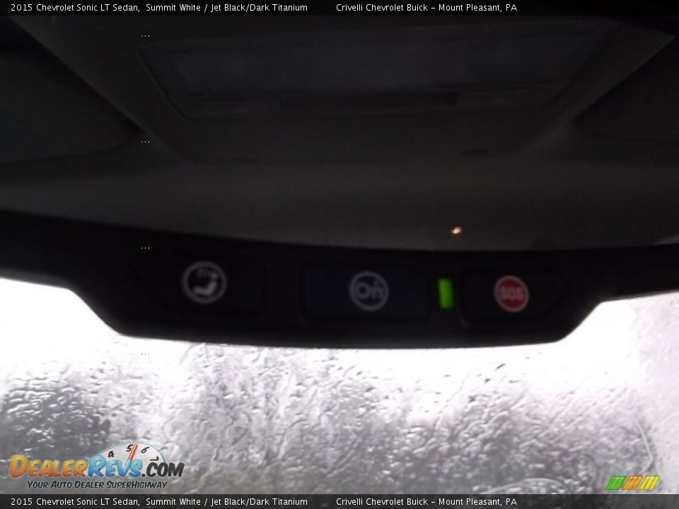 2015 Chevrolet Sonic LT Sedan Summit White / Jet Black/Dark Titanium Photo #16