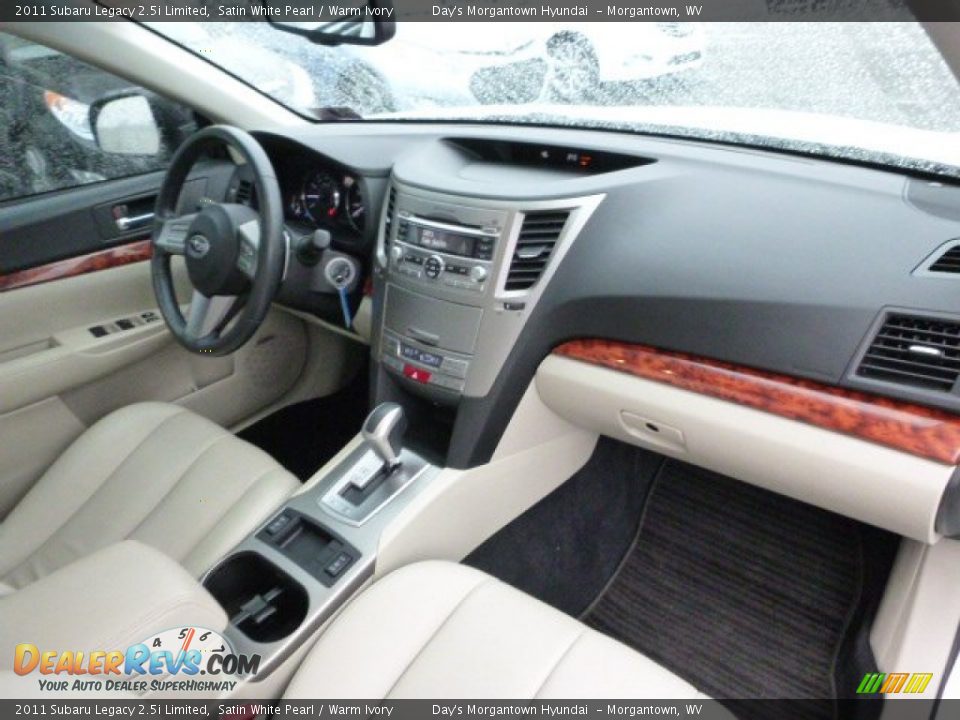 2011 Subaru Legacy 2.5i Limited Satin White Pearl / Warm Ivory Photo #15