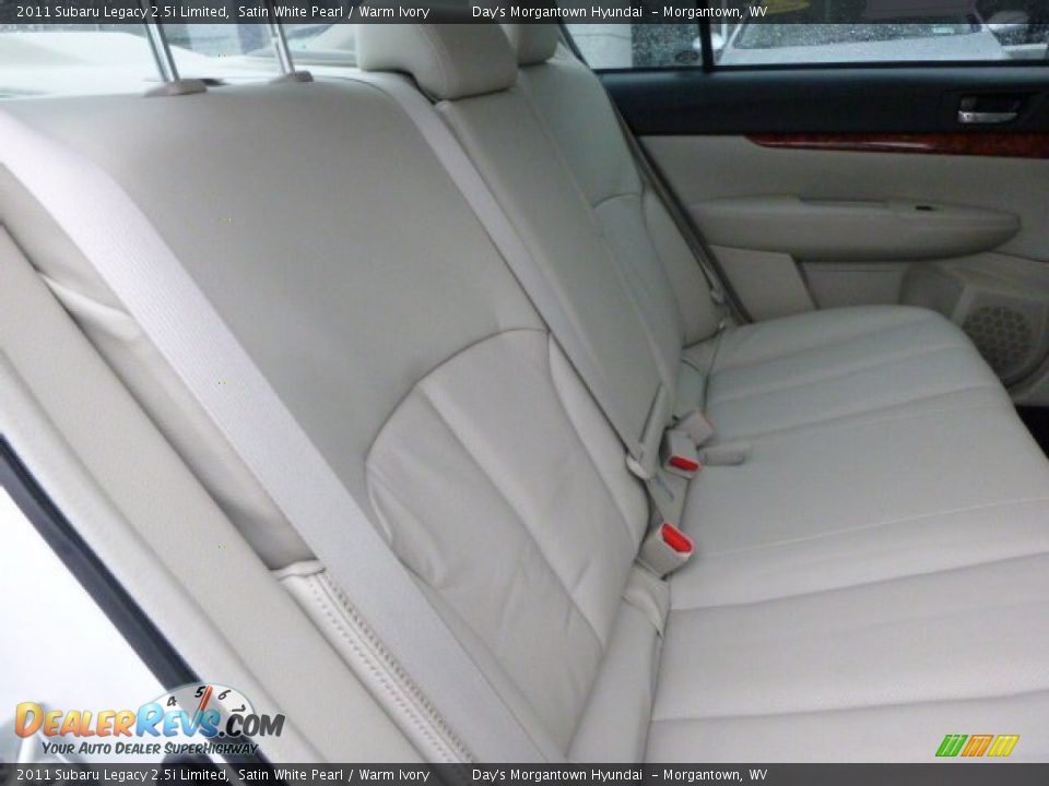 2011 Subaru Legacy 2.5i Limited Satin White Pearl / Warm Ivory Photo #20