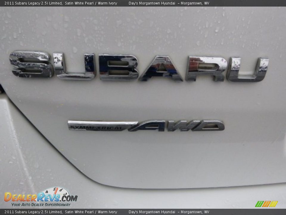 2011 Subaru Legacy 2.5i Limited Satin White Pearl / Warm Ivory Photo #22