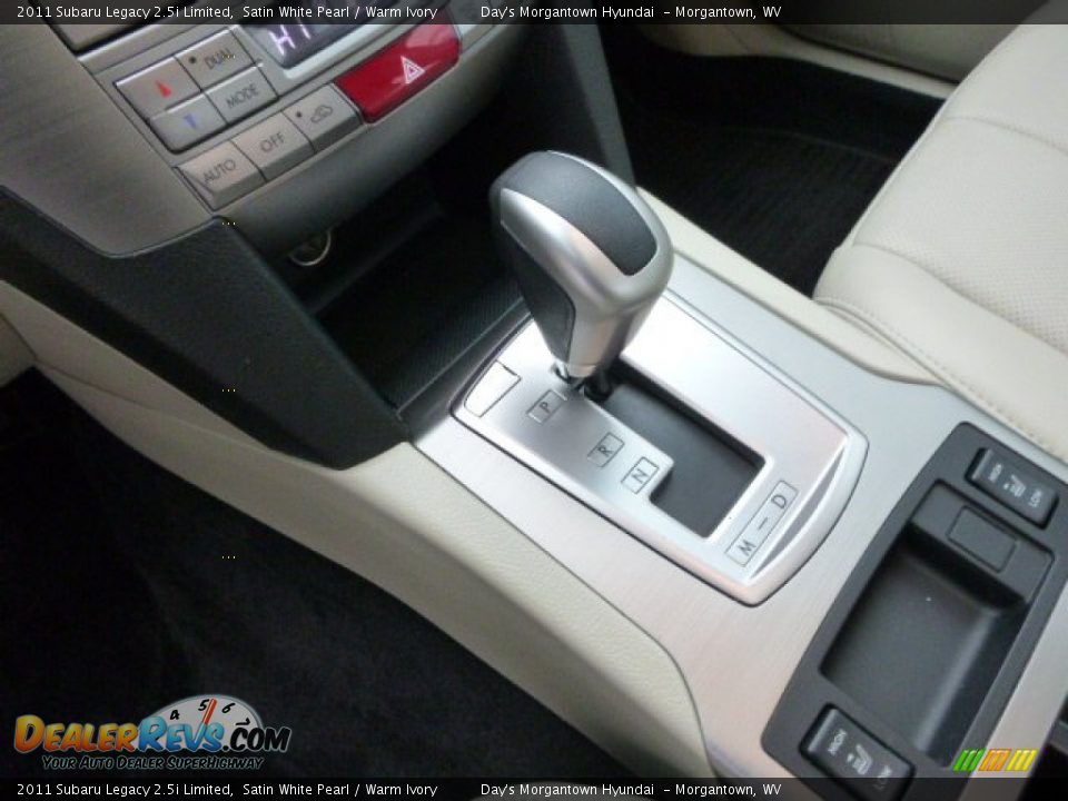 2011 Subaru Legacy 2.5i Limited Satin White Pearl / Warm Ivory Photo #33