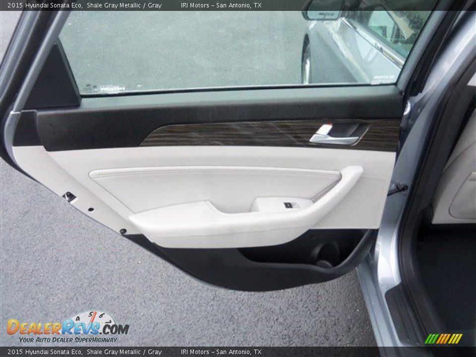 2015 Hyundai Sonata Eco Shale Gray Metallic / Gray Photo #8