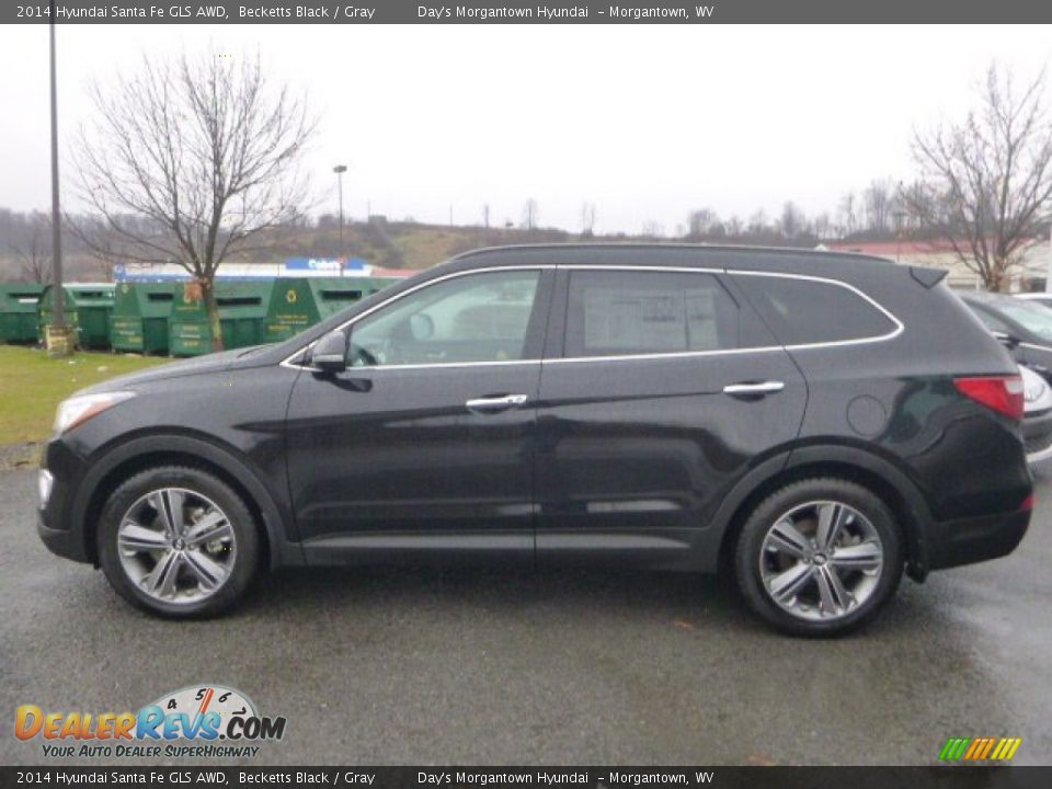 Becketts Black 2014 Hyundai Santa Fe GLS AWD Photo #4