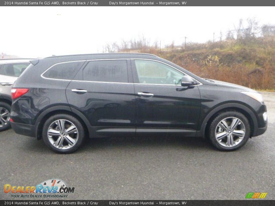 2014 Hyundai Santa Fe GLS AWD Becketts Black / Gray Photo #7