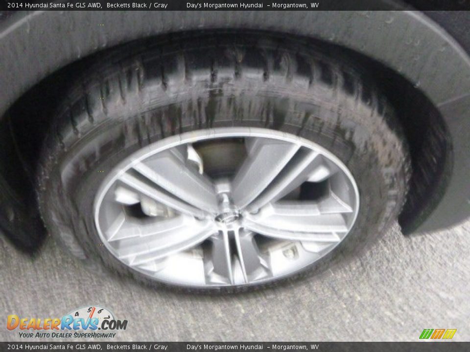 2014 Hyundai Santa Fe GLS AWD Becketts Black / Gray Photo #8